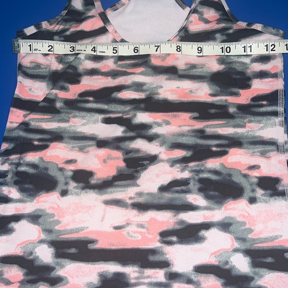 Lululemon Cool Racerback Wamo Camo Light Pink Size 4 - Picture 8 of 10